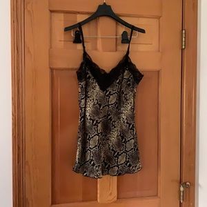 Snakeskin cami